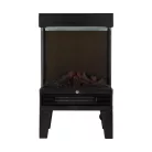 Home Panoráma elektromos kandalló FKK 07 • 2 fűtési fokozat: 600 W / 1200 W • beépített termosztát - üveg tűztér Elektromos látványkandalló, álló, fekete