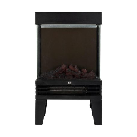 Home FKK 07 szabadon álló panoráma elektromos kandalló, 600W/1200W, fekete