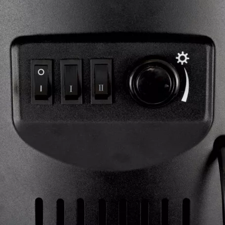 Home FKK 14 Elektromos kandalló, 1000W/2000W, Álló, Fekete Elektromos látványkandalló, álló, fekete, hengeres