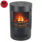 Home FKK 14 szabadon álló elektromos kandalló, 1000W/2000W, fekete