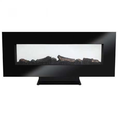 Home FKK 24 Elektromos kandalló, 1800 W, 2 teljesítményfokozat, Elektronikus termosztát, Fekete Elektromos fali kandalló, talppal