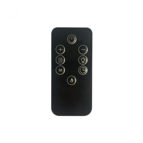 Home FKK 24 Elektromos kandalló, 1800 W, 2 teljesítményfokozat, Elektronikus termosztát, Fekete Elektromos fali kandalló, talppal