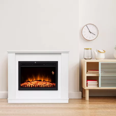 Home FKKF 01 + FKKI 03 KIT elektromos látvány kandalló 1000/2000w termosztát led panel távirányító fűtésre is ajánlott