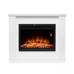   Home FKKF 01 + FKKI 03 KIT FKK Bora Bora beépíthető elektromos látványkandalló kerettel, fehér