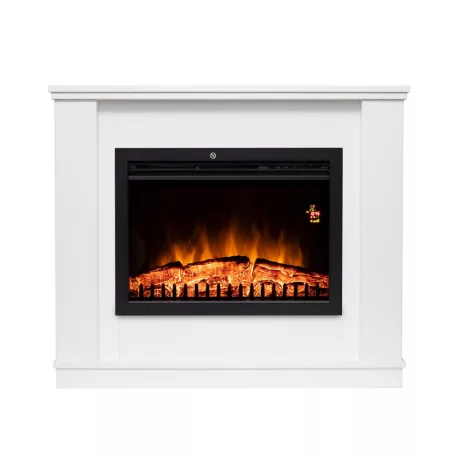 Home FKKF 01 + FKKI 03 KIT FKK Bora Bora beépíthető elektromos látványkandalló kerettel, fehér