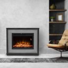 Home FKKF 04 + FKKI 03 KIT  elektromos látvány kandalló 1000/2000w termosztát led panel távirányító fűtésre is ajánlott