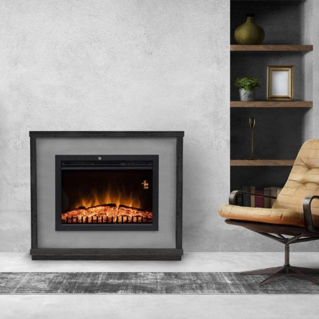 Home FKKF 04 + FKKI 03 KIT  elektromos látvány kandalló 1000/2000w termosztát led panel távirányító fűtésre is ajánlott