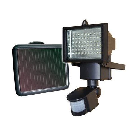 HOME NORD FKLP 300 Nagy fényerejű Napelemes mozgásérzékelős Led lámpa 300 Lumen Szolár paneles LED reflektor PIR mozgásérzékelővel 60 LED napelemes LED reflektor mozgásérzékelővel