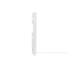 HOME FKTW150W fali elektromos törölközőszárító, 150 W, LED kijelző, IPX4, alumínium, fehér színű