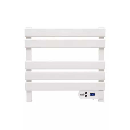 HOME FKTW150W fali elektromos törölközőszárító, 150 W, LED kijelző, IPX4, alumínium, fehér színű