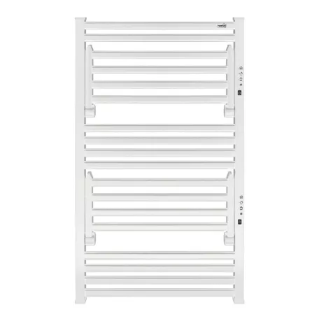 HOME FKTW345W fali elektromos törölközőszárító, 345 W, visszajelző LED, 4 program, IPX1, 2 zónás vezérlés, fehér színű