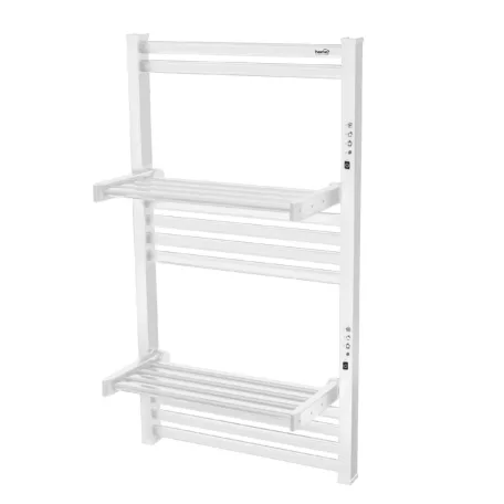 HOME FKTW345W fali elektromos törölközőszárító, 345 W, visszajelző LED, 4 program, IPX1, 2 zónás vezérlés, fehér színű