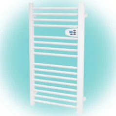   Home FKTW 501 fali elektromos törölközőszárító, 500W, LCD, fehér