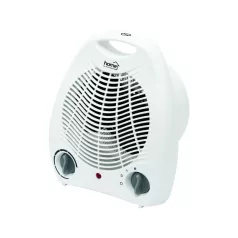   Home FK 1 hordozható elektromos ventilátoros fűtőtest, 1000W/2000W, fehér