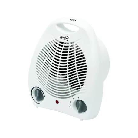Home FK 1 hordozható elektromos ventilátoros fűtőtest, 1000W/2000W, fehér