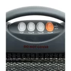 Home FK 21 álló elektromos halogén hősugárzó fűtőtest, 400W/800W/1200W, oszcillálás, IP20 védelem, fekete/ezüst