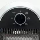 Home FK 231 álló elektromos halogén hősugárzó fűtőtest, 400W/800W/1200W, oszcillálás, IP20 védelem, fekete/ezüst