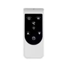 Home FK 350 WIFI Smart konvektor fűtőtest, LCD, Turbó ventilátor, 1000W/1300W/2300W, Fehér Tuya App-pal