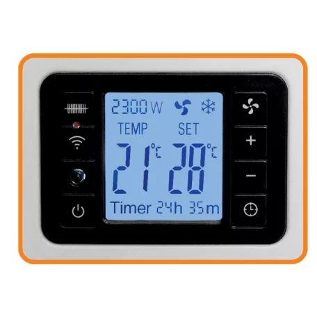 Home FK 350 WIFI szabadon álló SMART konvektor fűtőtest, 1000W/1300W/2300W, távirányító, fagyőr funkció, fehér