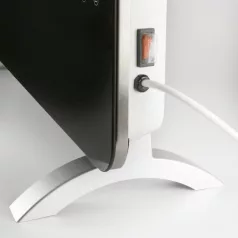   Home FK 430 WIFI Smart fűtőtest, fekete, edzett üveg előlap, 1000/2000W Tuya App-pal Smart fűtőtest, üveg, 2000 W