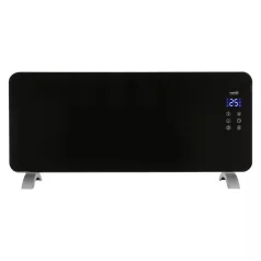   Home FK 430 WIFI álló vagy falra szerelhető SMART konvektor fűtőtest, 1000W/2000W, edzett üveg előlap, fekete