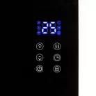 Home FK 430 WIFI álló vagy falra szerelhető SMART konvektor fűtőtest, 1000W/2000W, edzett üveg előlap, fekete