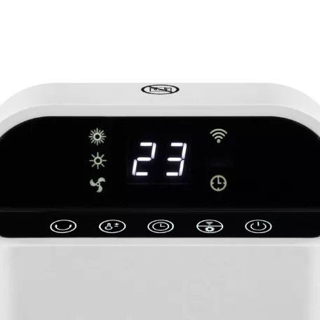 Home FK 53 álló elektromos smart kerámia fűtőtest, 1000W/2000W, oszcillálás, távirányító, fehér