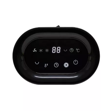 Home FK 55 álló elektromos kerámia fűtőtest digitális termosztáttal, 1000W/1500W, oszcillálás, kikapcsolás időzítő, fehér