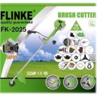 Flinke FK-2025 Benzines Fűkasza 5,8 LE 65ccm 18 részes 2025-s modell ipari kivitel japán motoros professszionális bozótvágó anti vibációs system 15m Damillal