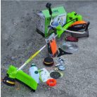 Flinke FK-2025 Benzines Fűkasza 5,8 LE 65ccm 18 részes 2023-s modell ipari kivitel japán motoros professszionális bozótvágó anti vibációs system 15m Damillal