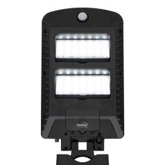   Home FLP1002SOLAR napelemes LED reflektor, 1000 lm, PIR mozgásérzékelő, 120° 5m, 2 x 28 db hidegfehér SMD LED, energiatakarékos, fém + műanyag, IP44