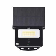   HOME FLP1101SOLAR napelemes LED reflektor, 28 db SMD LED, 1100 lumen, 3 féle színhőmérséklet, mozgásérzékelő, távirányító, IP65