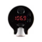 SAL FMBT 1000 BT fülhallgató autós töltővel, FM transmitter, QC USB gyorstöltő, Bluetooth, beépített mikrofon