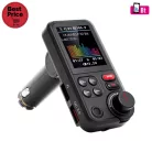 SAL FMBT HIFI autós kihangosító és töltő, dupla USB töltő, QC3.0, feszültségmérő, MicroSD, AUX, D/A és földhurok zajszűrő