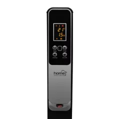   Home FMC 1500 álló elektromos Mica konvektor, 1000W/1500W, távirányító, fekete