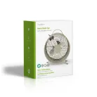 Asztali ventillátor | Hálózati Áramellátás | Átmérő: 250 mm | 20 W | 2-sebességes | Szürke