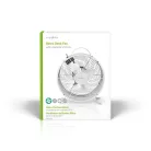 Asztali ventillátor | Hálózati Áramellátás | Átmérő: 250 mm | 20 W | 2-sebességes | Fehér