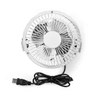 NEDIS Asztali ventillátor | USB-áramellátású | Átmérő: 100 mm | 3 W | 1-sebességes | Fehér