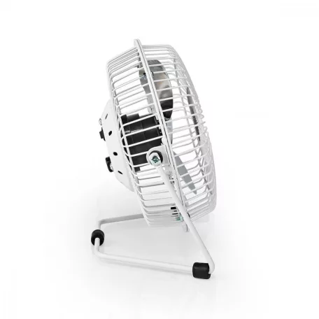 Asztali ventillátor | USB-áramellátású | Átmérő: 150 mm | 3 W | 1-sebességes | Fehér