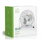 Asztali ventillátor | USB-áramellátású | Átmérő: 150 mm | 3 W | 1-sebességes | Fehér