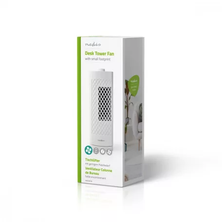 Asztali ventillátor | Hálózati Áramellátás | Átmérő: 300 mm | 25 W | Oszcilláló | 3-sebességes | Fehér