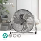 Nedis Padló Ventilátor | 400 mm | 3-sebességes | Dönthető | Fém extra erős fém lapátú padlóventilátor 40cm-s