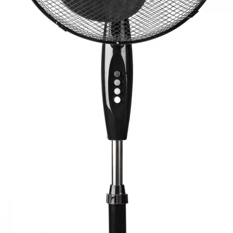 NEDIS Álló Ventilátor | Átmérő: 400 mm | 3-sebességes | Oszcilláló | 45 W | Állítható magasság | Fekete