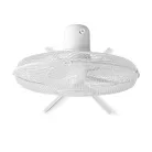 NEDIS Álló Ventilátor | Átmérő: 400 mm | 3-sebességes | Oszcilláló | 45 W | Állítható magasság | Automatikus kikapcsolás időzítő | Távirányító | Fuvallat típusok: Természetes/Alvás | Fehér