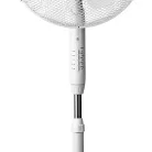 Álló Ventilátor | Átmérő: 400 mm | 3-sebességes | Oszcilláló | 40 W | Állítható magasság | Automatikus kikapcsolás időzítő | Távirányító | Fehér