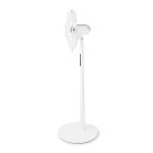 Álló Ventilátor | Átmérő: 400 mm | 3-sebességes | Oszcilláló | 45 W | LED | Automatikus kikapcsolás időzítő | Távirányító | Fehér