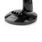 NEDIS Asztali ventillátor | Hálózati Áramellátás | Átmérő: 300 mm | 35 W | Oszcilláló | 3-sebességes | Fekete