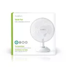 Asztali ventillátor | Hálózati Áramellátás | Átmérő: 230 mm | 22 W | Oszcilláló | 2-sebességes | Fehér