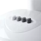 NEDIS Asztali ventillátor | Hálózati Áramellátás | Átmérő: 400 mm | 45 W | Oszcilláló | 3-sebességes | Fehér