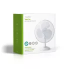NEDIS Asztali ventillátor | Hálózati Áramellátás | Átmérő: 400 mm | 45 W | Oszcilláló | 3-sebességes | Fehér
